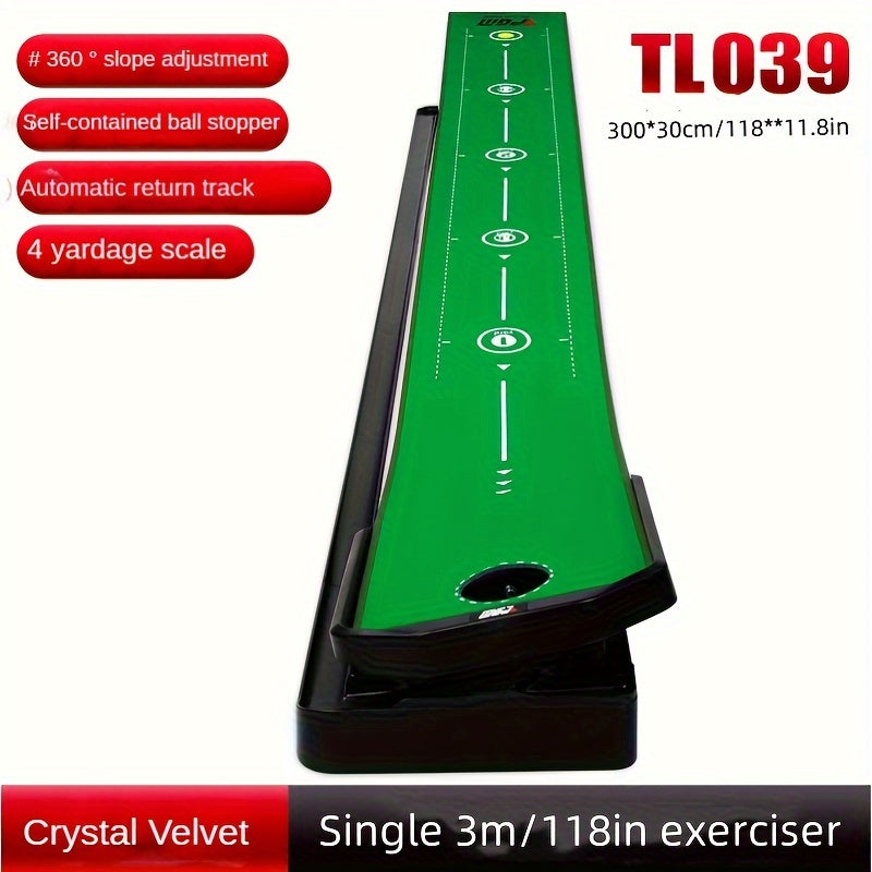 Adjustable Putting Matt With Slope