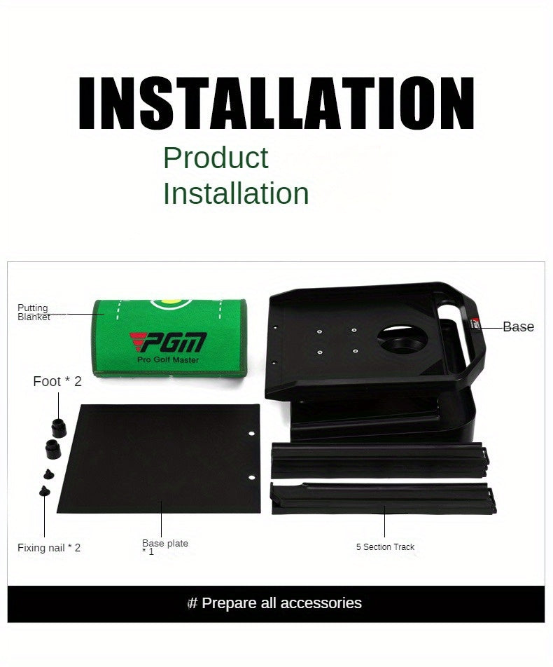 Adjustable Putting Matt With Slope
