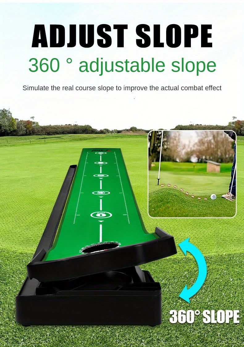 Adjustable Putting Matt With Slope