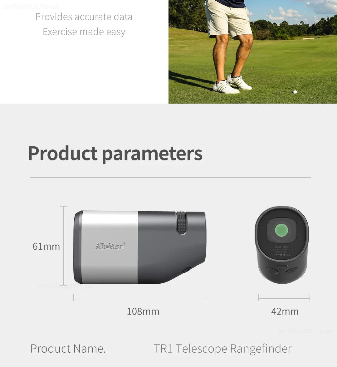 Xiaomi DUKA Golf Rangefinder - Proshop