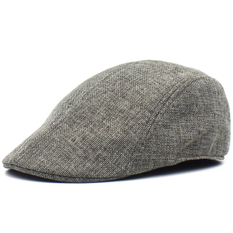 Solid Color Breathable Unisex Short Brim Beret Spring Summer Unisex Dad Hat Peaked Cap Proshop