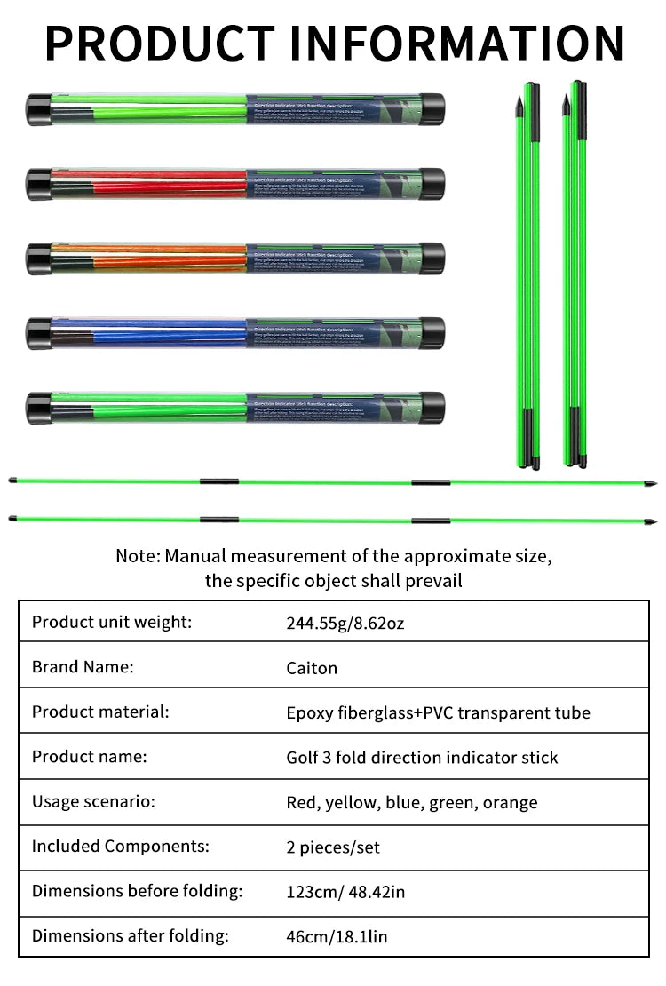 Caiton Green Golf Alignment Sticks - Proshop