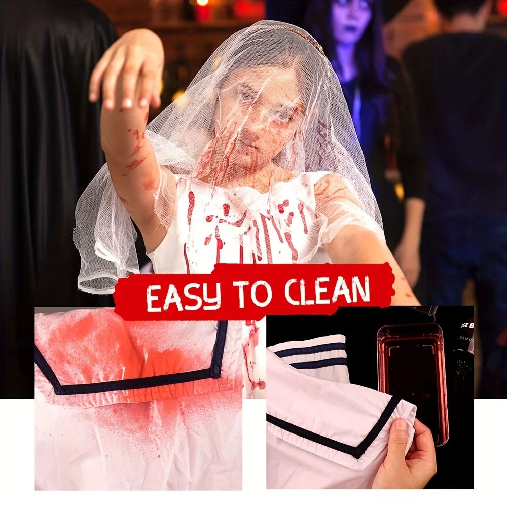 1pc 60ml Halloween Plasma Spray Simulation Vampire Fake Blood Zombie Fake Blood Lifelike Props Horror Spray Halloween Decortion Proshop