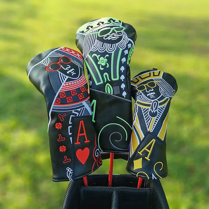 Playing card Golf Head Covers - Proshop