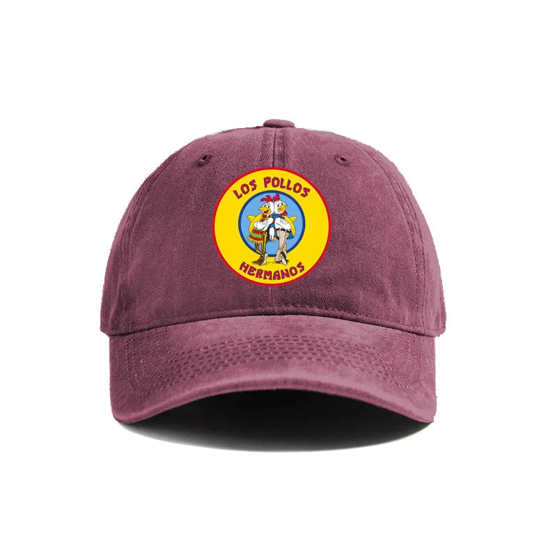 Los Pollos Hermanos Baseball Cap Summer Distressed Dad Chicken Brother Hats Men Outdoor Adjustable Cotton Caps Proshop