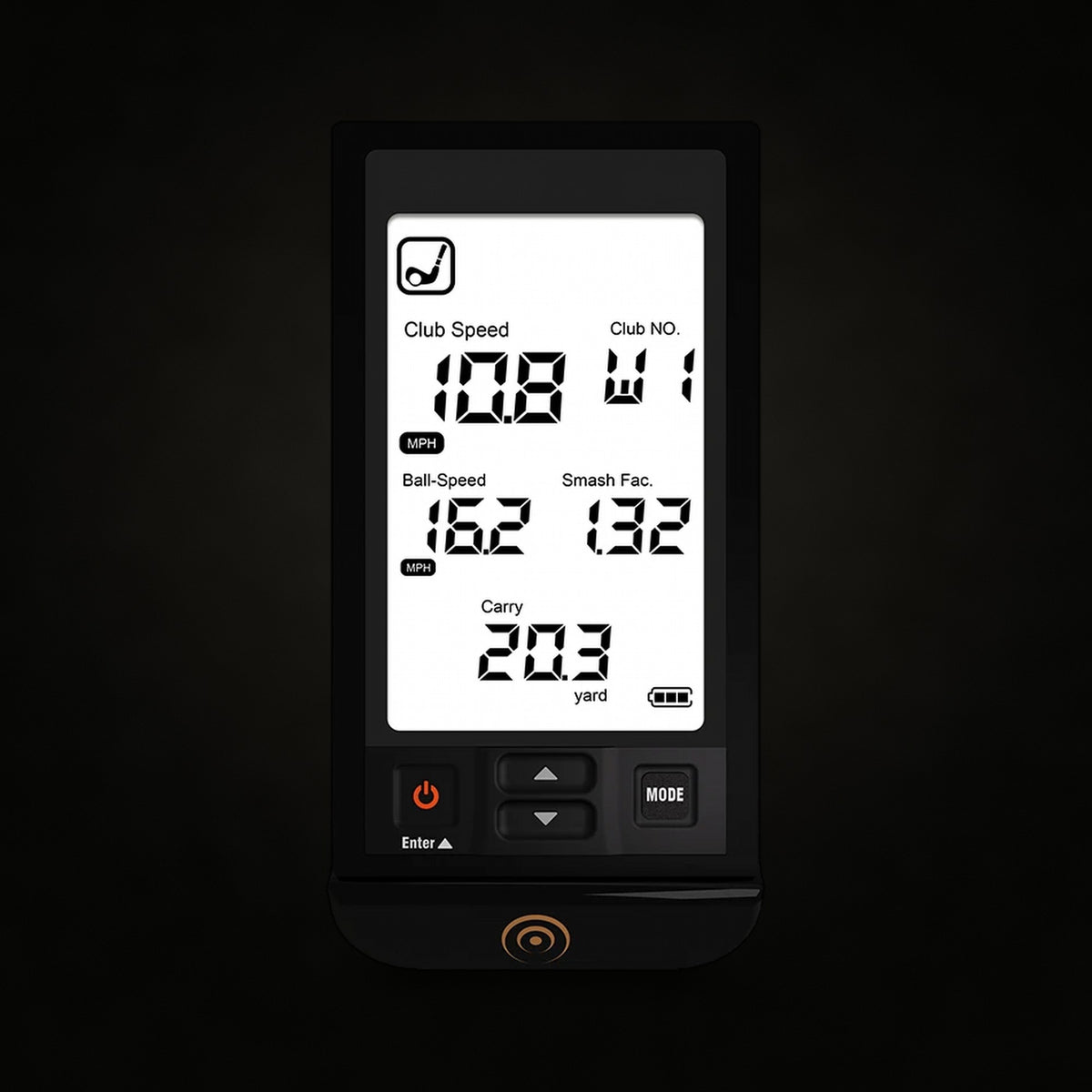 Digital Golf Swing Speed Meter - USB-C Rechargeable Swing Trainer The Golf Hub