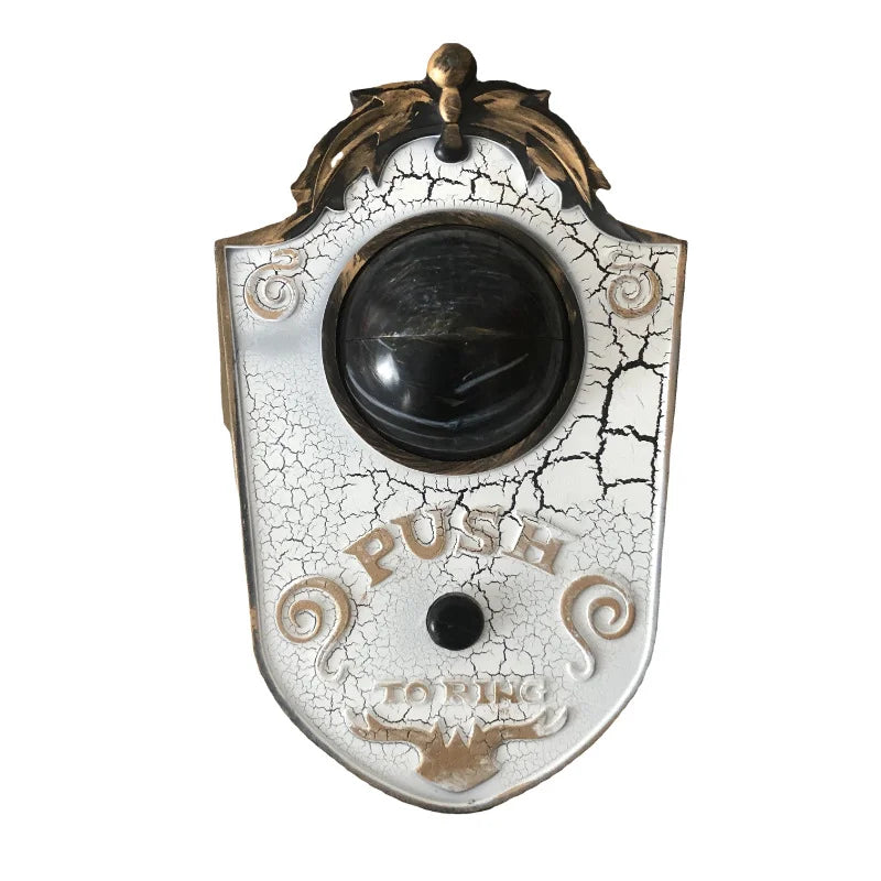 Halloween Doorbell, Animated Eyeball Haunted House Door Bell  with Spooky Sound and Lightup Eye for Halloween Party Decorations Proshop