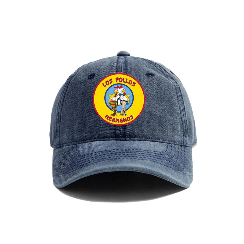 Los Pollos Hermanos Baseball Cap Summer Distressed Dad Chicken Brother Hats Men Outdoor Adjustable Cotton Caps Proshop