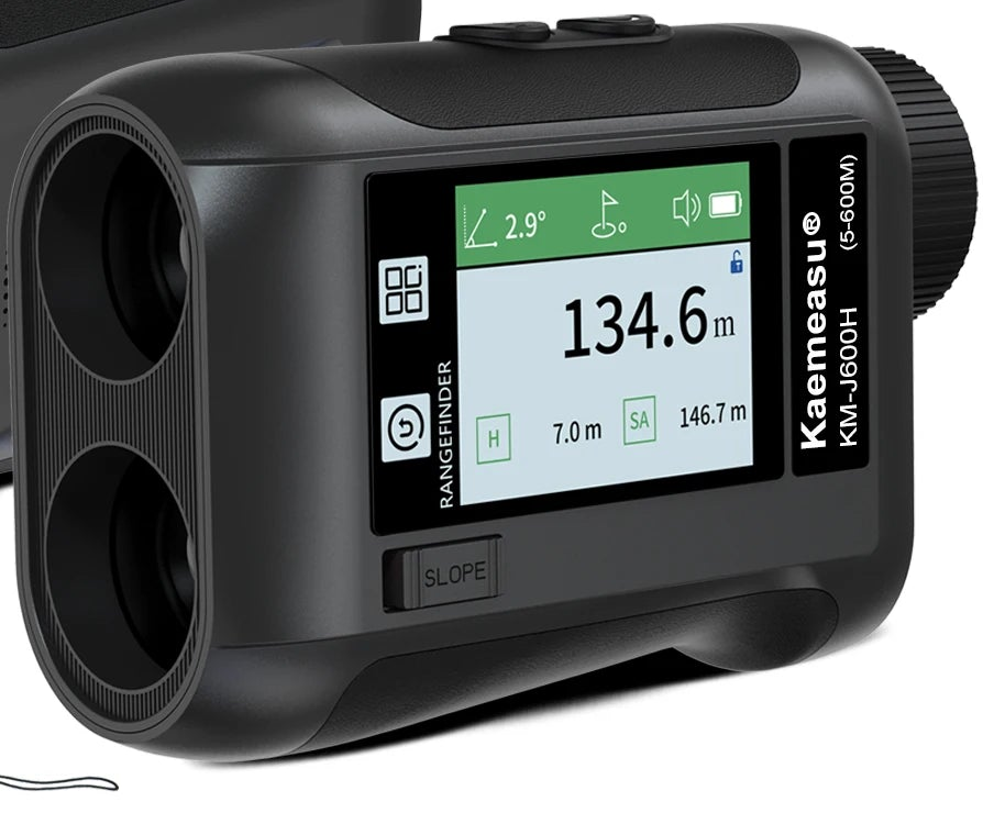 600m golf rangefinder with vibration lock and slope mode