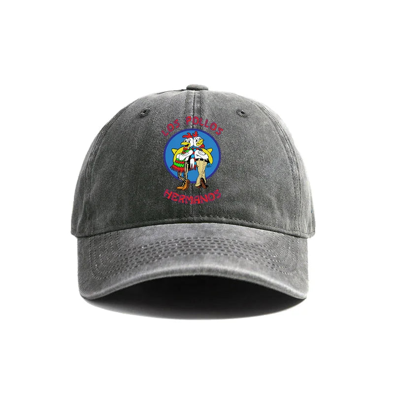 Los Pollos Hermanos Baseball Cap Summer Distressed Dad Chicken Brother Hats Men Outdoor Adjustable Cotton Caps Proshop