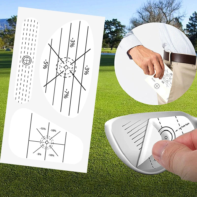 Professional Durable Golf Impact Tape, Swing Practice Stickers，Self-Adhesive Impact Label for Stroke Analysis, Golf Training Aid The Golf Hub