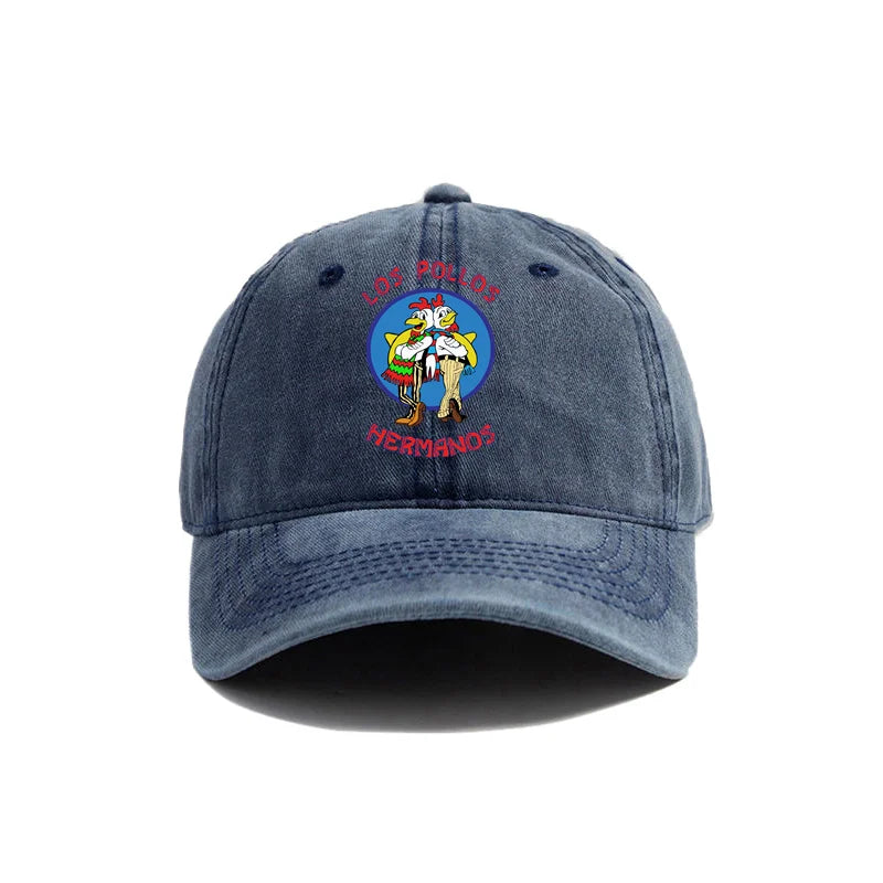 Los Pollos Hermanos Baseball Cap Summer Distressed Dad Chicken Brother Hats Men Outdoor Adjustable Cotton Caps Proshop