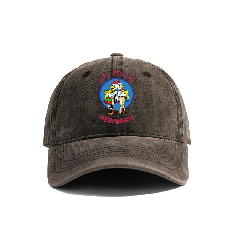 Los Pollos Hermanos Baseball Cap Summer Distressed Dad Chicken Brother Hats Men Outdoor Adjustable Cotton Caps Proshop