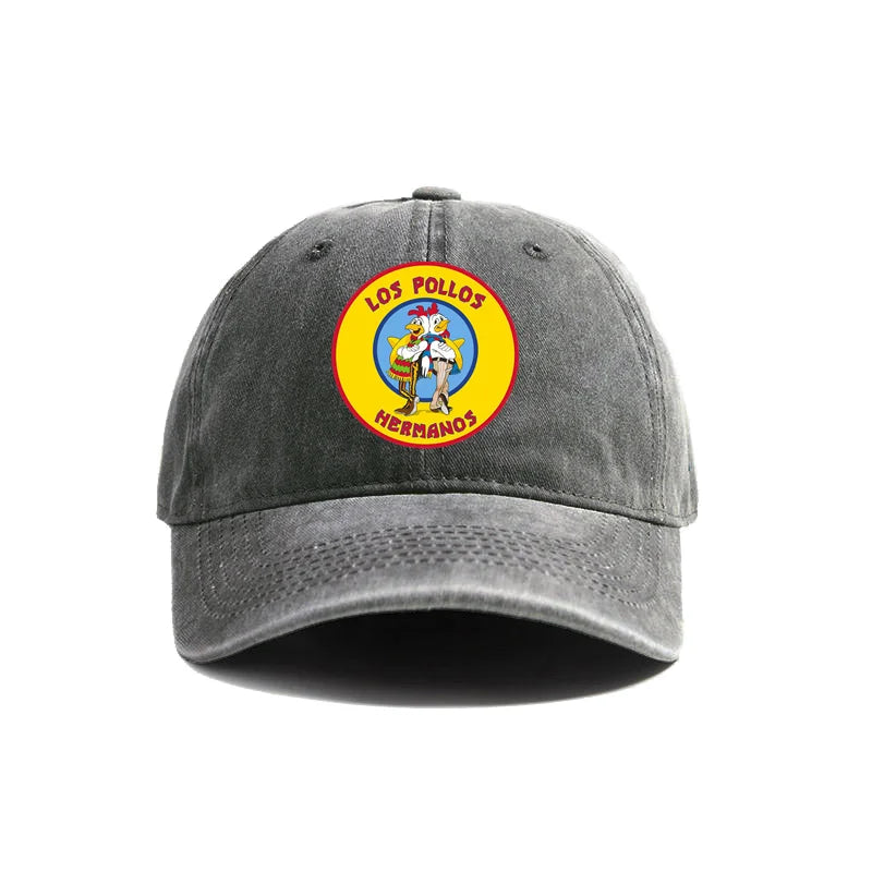 Los Pollos Hermanos Baseball Cap Summer Distressed Dad Chicken Brother Hats Men Outdoor Adjustable Cotton Caps Proshop