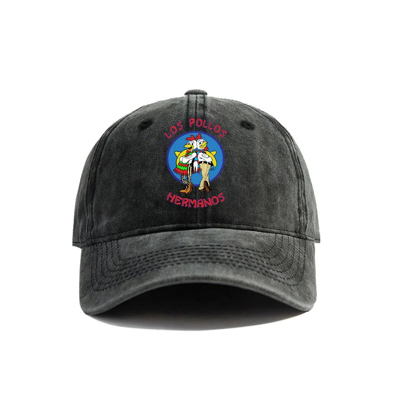 Los Pollos Hermanos Baseball Cap Summer Distressed Dad Chicken Brother Hats Men Outdoor Adjustable Cotton Caps Proshop