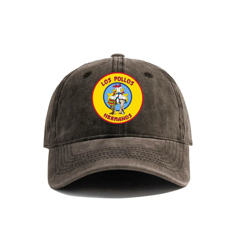 Los Pollos Hermanos Baseball Cap Summer Distressed Dad Chicken Brother Hats Men Outdoor Adjustable Cotton Caps Proshop