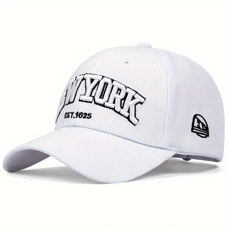Unisex NEWYORK Letter Embroidery Baseball Caps Adjustable Casual Hats Spring and Autumn Outdoor Sunscreen Hat Proshop
