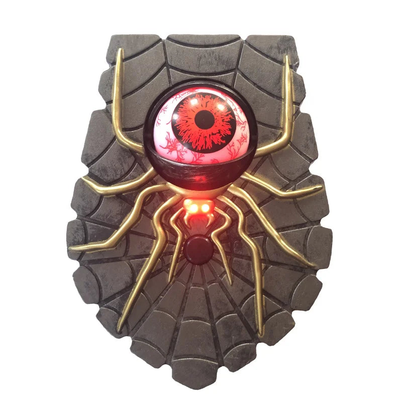 Halloween Doorbell, Animated Eyeball Haunted House Door Bell  with Spooky Sound and Lightup Eye for Halloween Party Decorations Proshop
