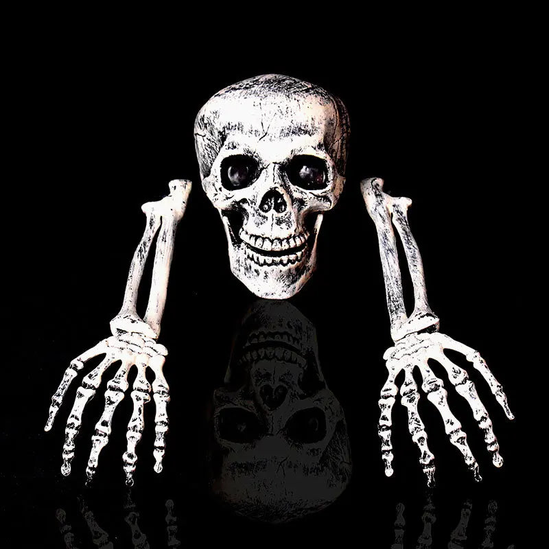 Hot Halloween Decorations Artificial Skeleton Hand Bone Skeleton Decoration Outdoor Deco Ground Insertion Simulation Ghost Props Proshop