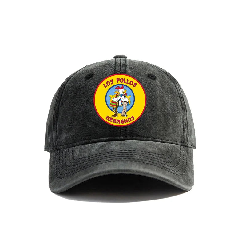 Los Pollos Hermanos Baseball Cap Summer Distressed Dad Chicken Brother Hats Men Outdoor Adjustable Cotton Caps Proshop