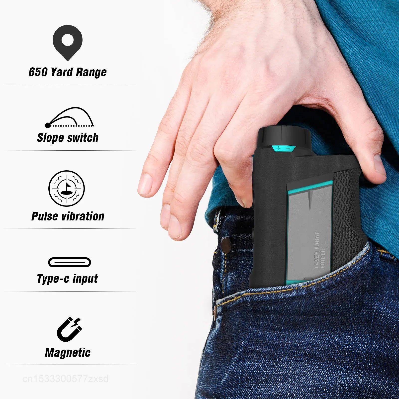 Rechargeable Range Finder With Slope