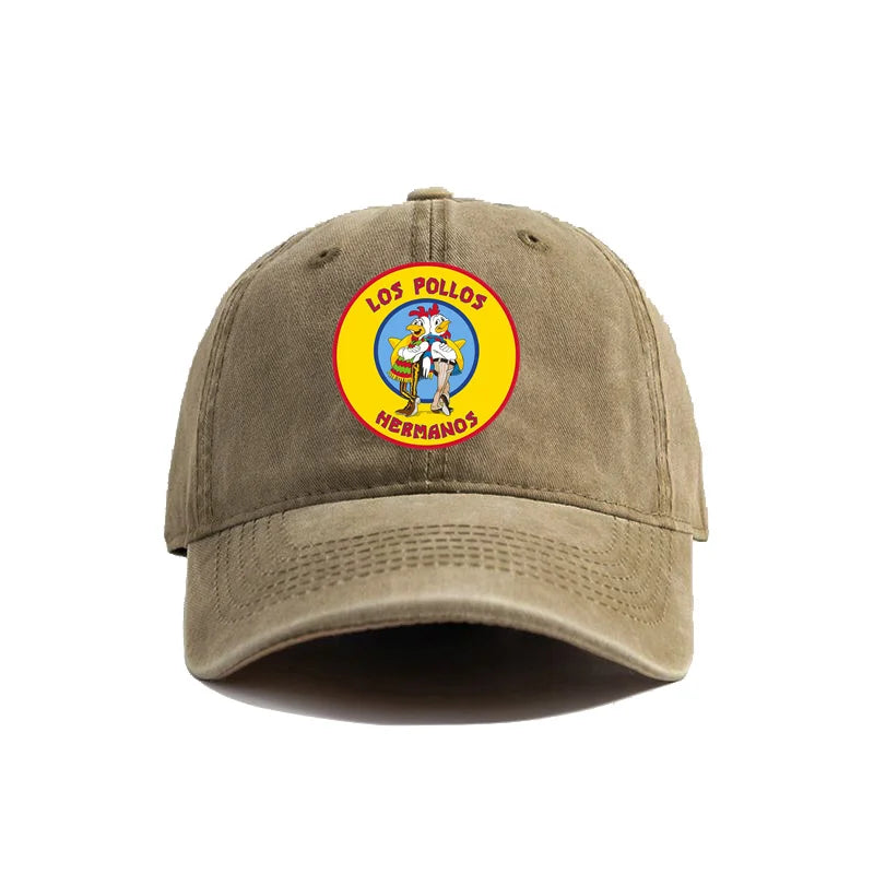 Los Pollos Hermanos Baseball Cap Summer Distressed Dad Chicken Brother Hats Men Outdoor Adjustable Cotton Caps Proshop