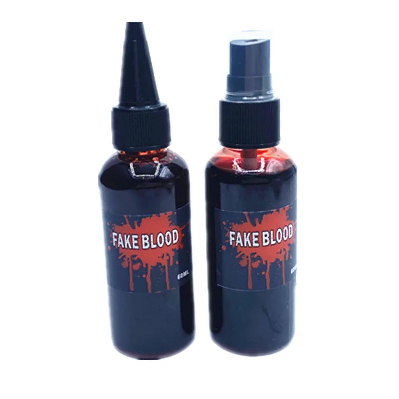 1pc 60ml Halloween Plasma Spray Simulation Vampire Fake Blood Zombie Fake Blood Lifelike Props Horror Spray Halloween Decortion Proshop