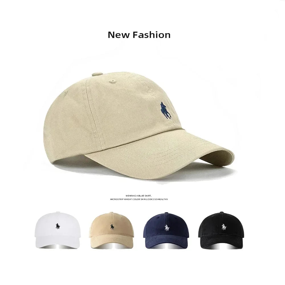 Unisex Baseball Cap Fashion Women's Hats Cotton Dad Polo Embroidery Cap Casual Men's Baseball Caps Soft Breathable Golf Sun Cap Proshop