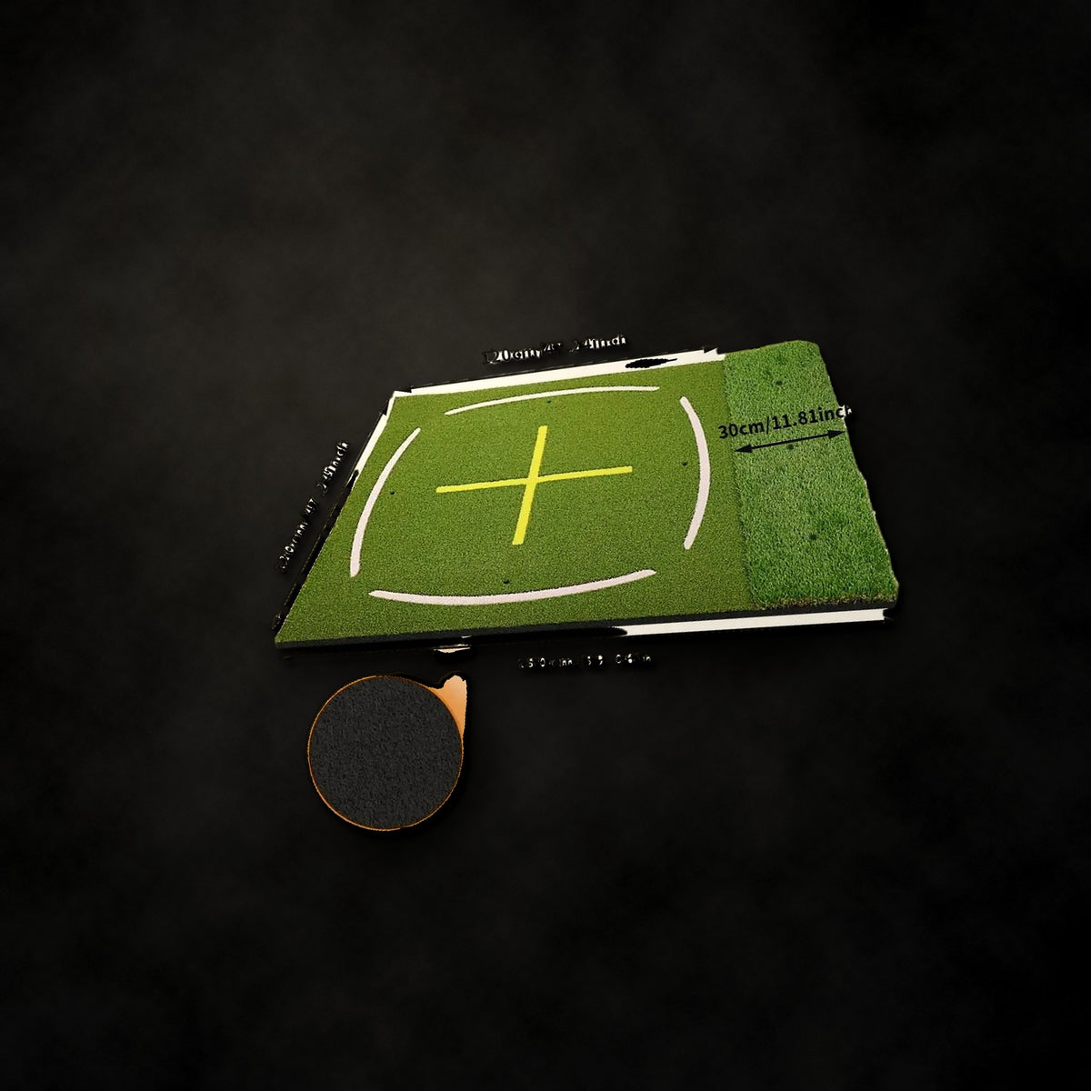 Golf Mat with Dual Turf 5x4ft